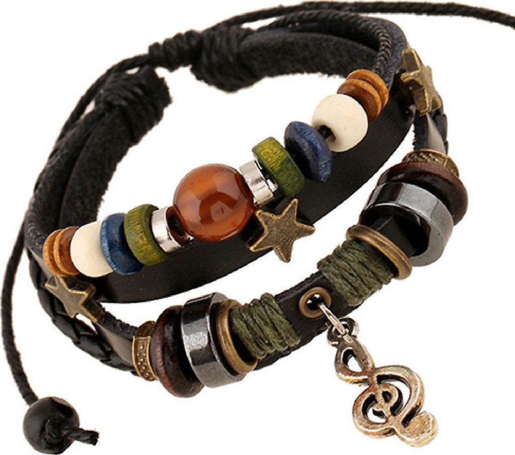 Armband Uni Handgefertigtes, hautfreundliches Perlenarmband für die Abendparty-Schwarz