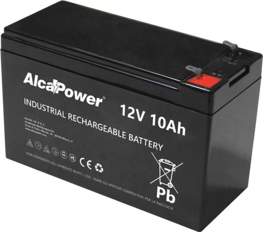 Batteria 12V 10Ah AGM per Macchinine Elettriche e Allarme Casa - Offerta