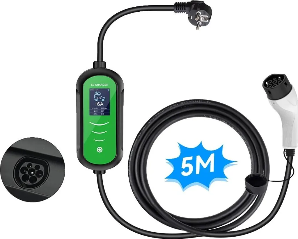 Chargeur Type 2 sécurisé pour éviter les pannes de batterie EV 16A