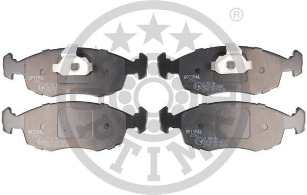 OPTIMAL Bremsbeläge Satz Vorne Bremsklötze für FIAT PUNTO (188) BP-10386