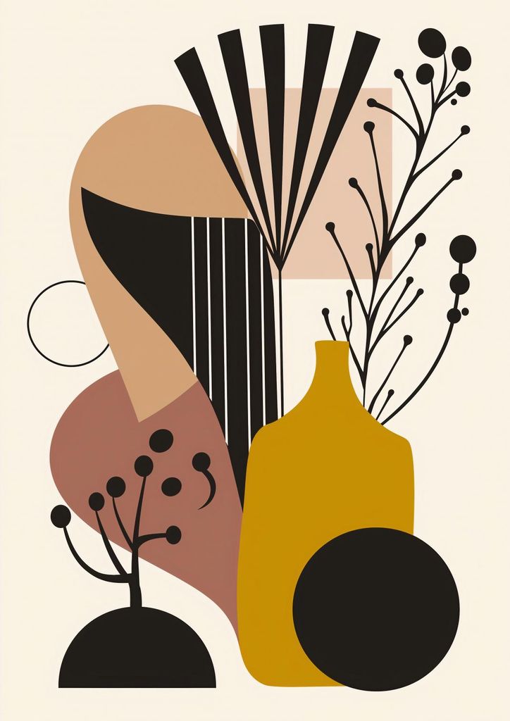 Plakat 21x29,7cm Collage Motiv