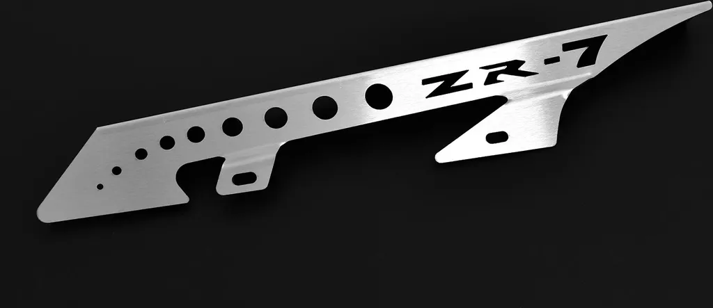 Paracatena Kawasaki ZR-7 S Argento Protezione Catena Acciaio