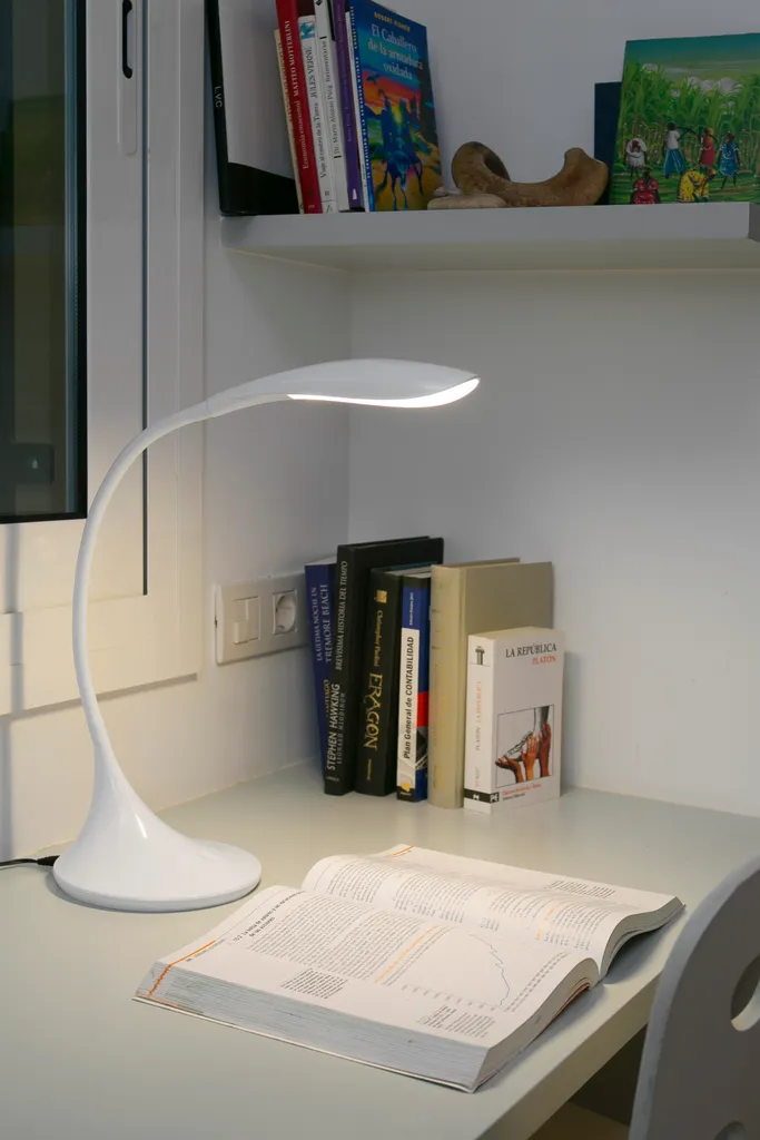 Lampe de lecture de table LED OTTO 5,5W blanc - Éclairage de bureau - 2