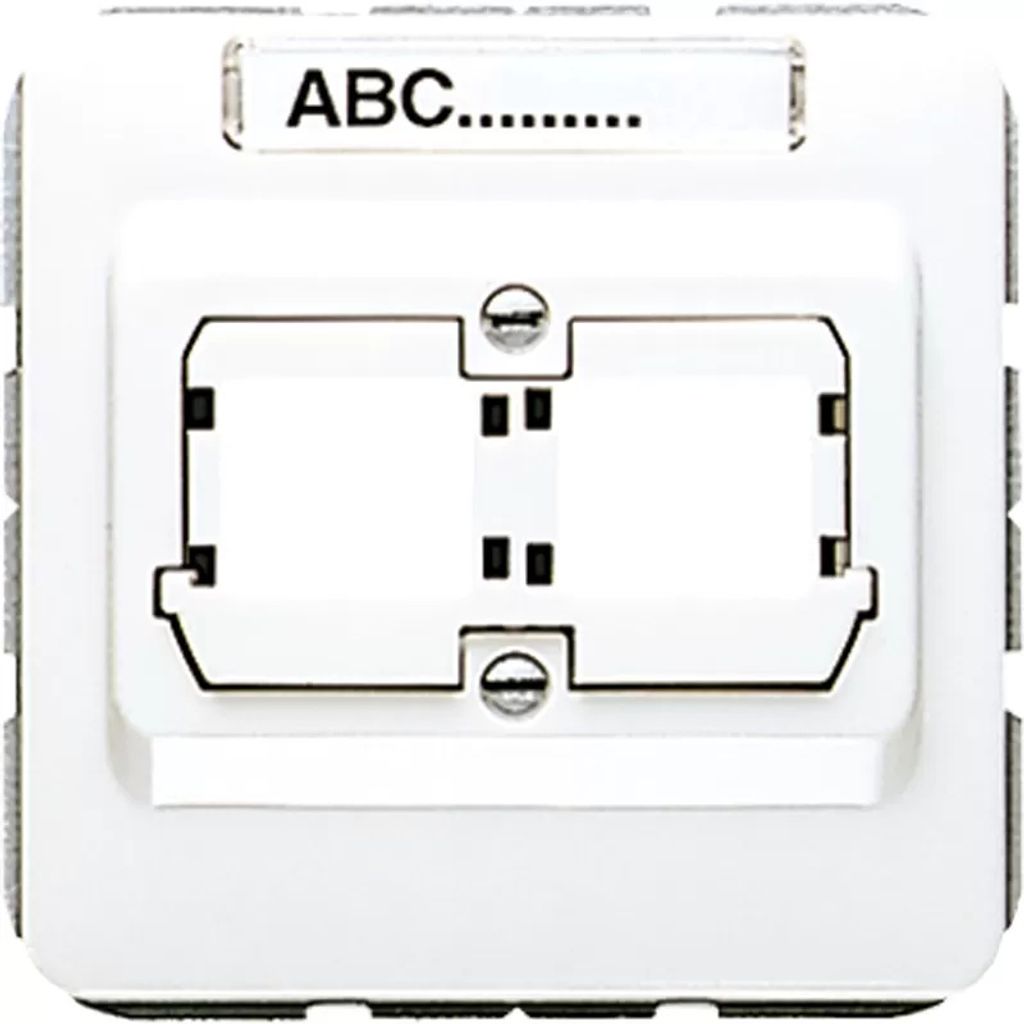 Jung Abdeckung Schriftfeld aws CD 569-21 ACS WW CD569-21ACSWW