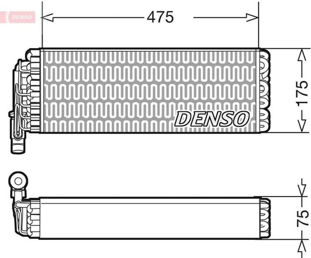 Évaporateur de climatisation DENSO DEV12003 pour IVECO STRALIS I Camion
