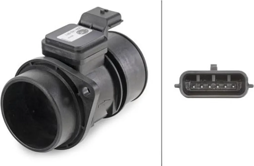 Débitmètre HELLA 8ET 009 142-971 Mesure Précise Flux d'Air OE 8200280056