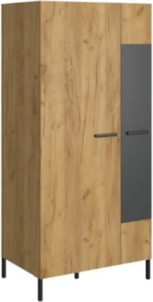 Armoire de rangement salon Santes 2 portes - Grand volume de stockage