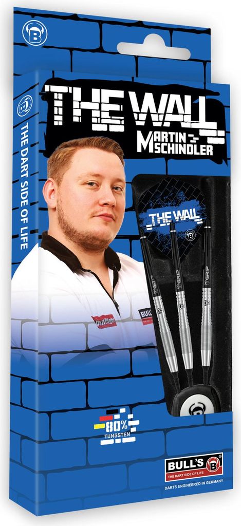 BULL'S Martin Schindler TW80 Softdart 18g | Pro Dartpfeil Soft Dart Darts