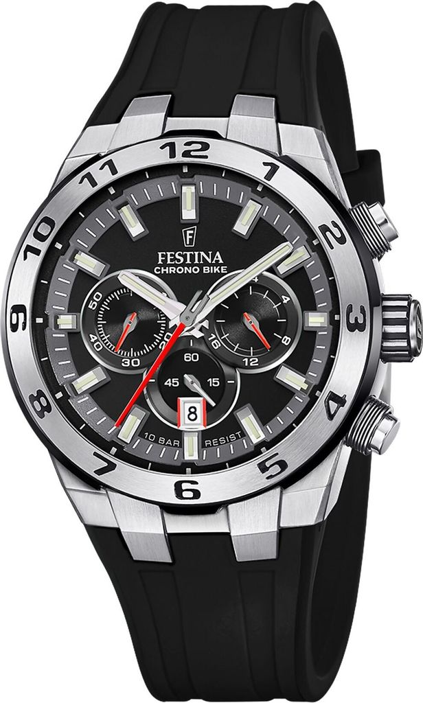 Festina F20671/6 Herrenuhr Chrono Bike 45mm 10ATM