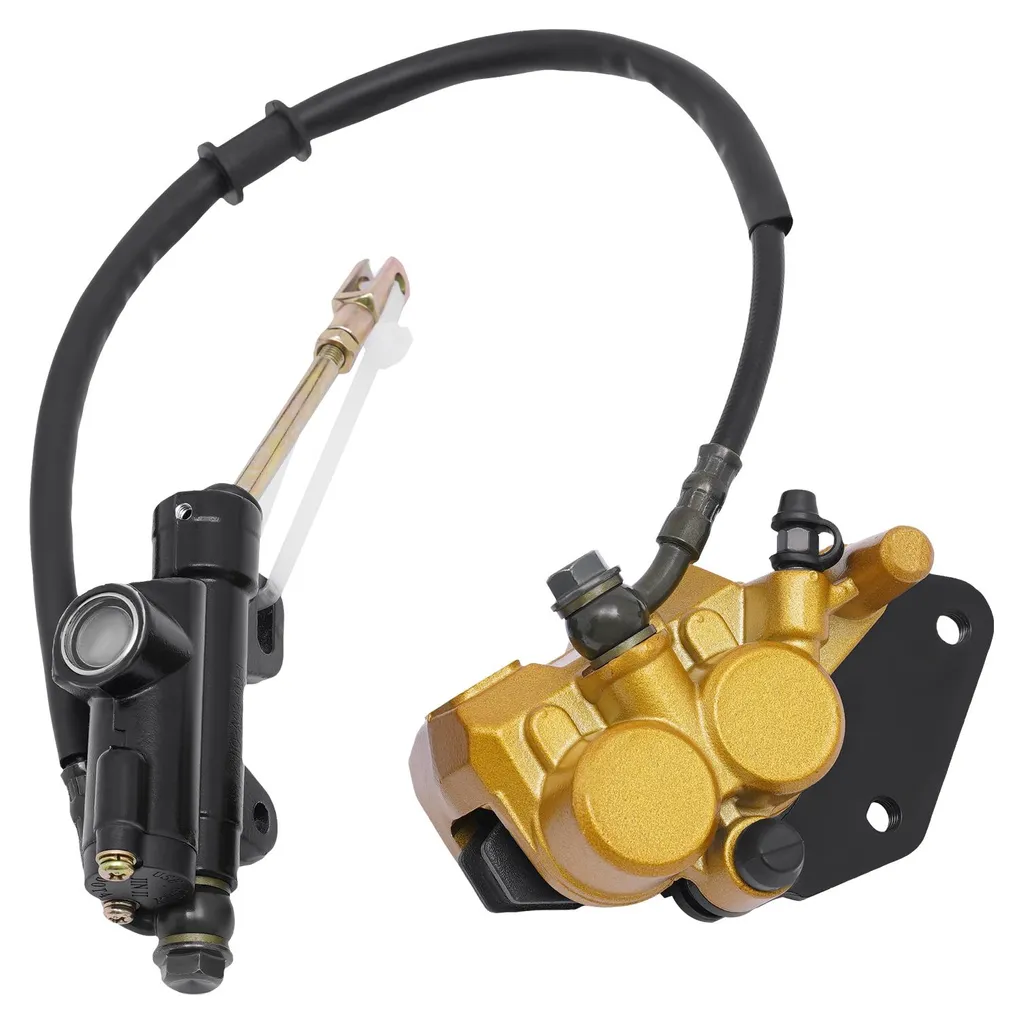 Kit de freinage hydraulique arrière champagne haute performance VTT - 5