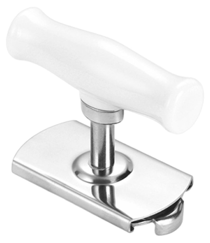 Edelstahl-Glasöffner mit T-Griff, multifunktionaler Flaschen- und Dosenverschlussentferner für die Küche, ergonomisch, rostfrei, unverzichtbares...