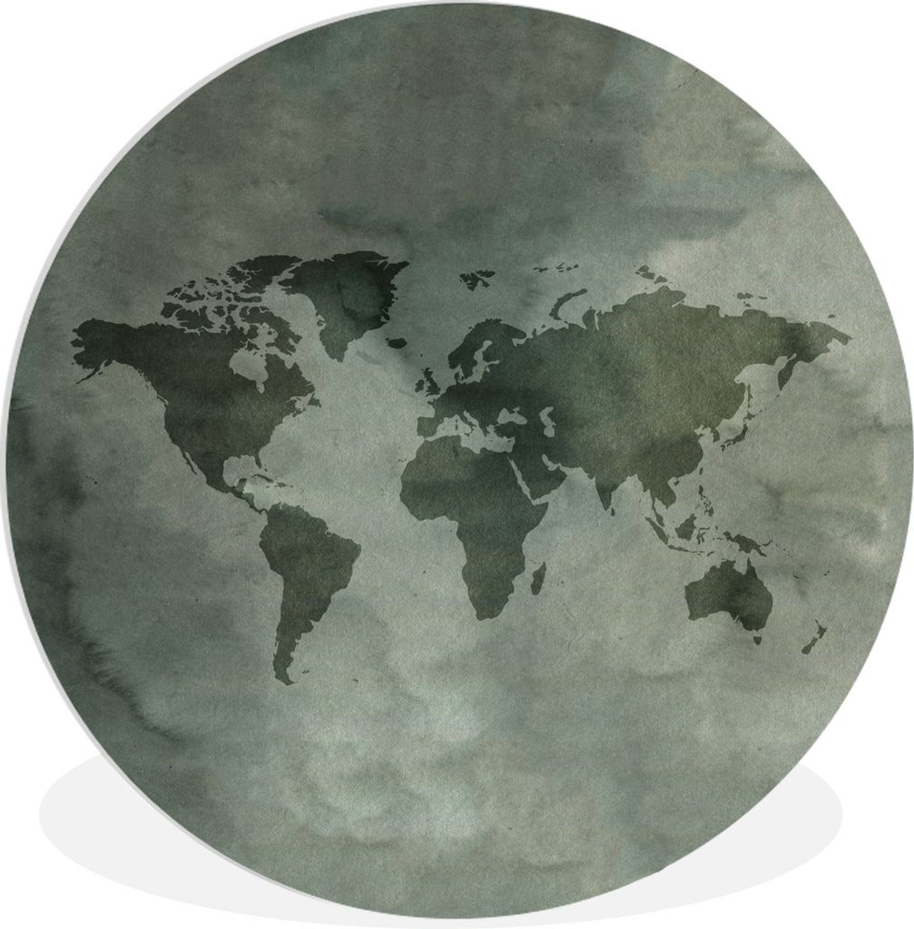 MuchoWow - Wand-Kreis - Wohnzimmer - Bild - Runde - Wanddeko - Dibond - Kunstdrucke