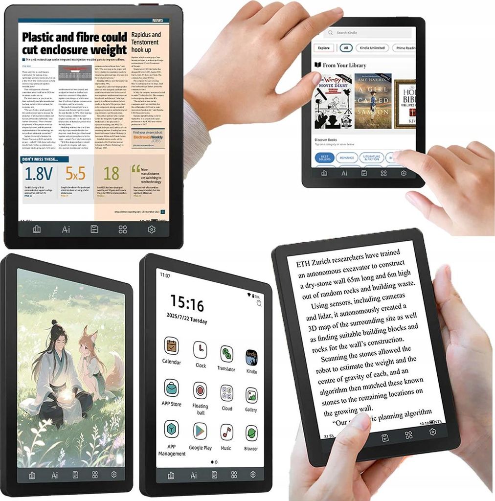 BIGME B6 Czytnik e-book notes 4/64 GB 6” E-ink kolor Zdjęcie produktu 