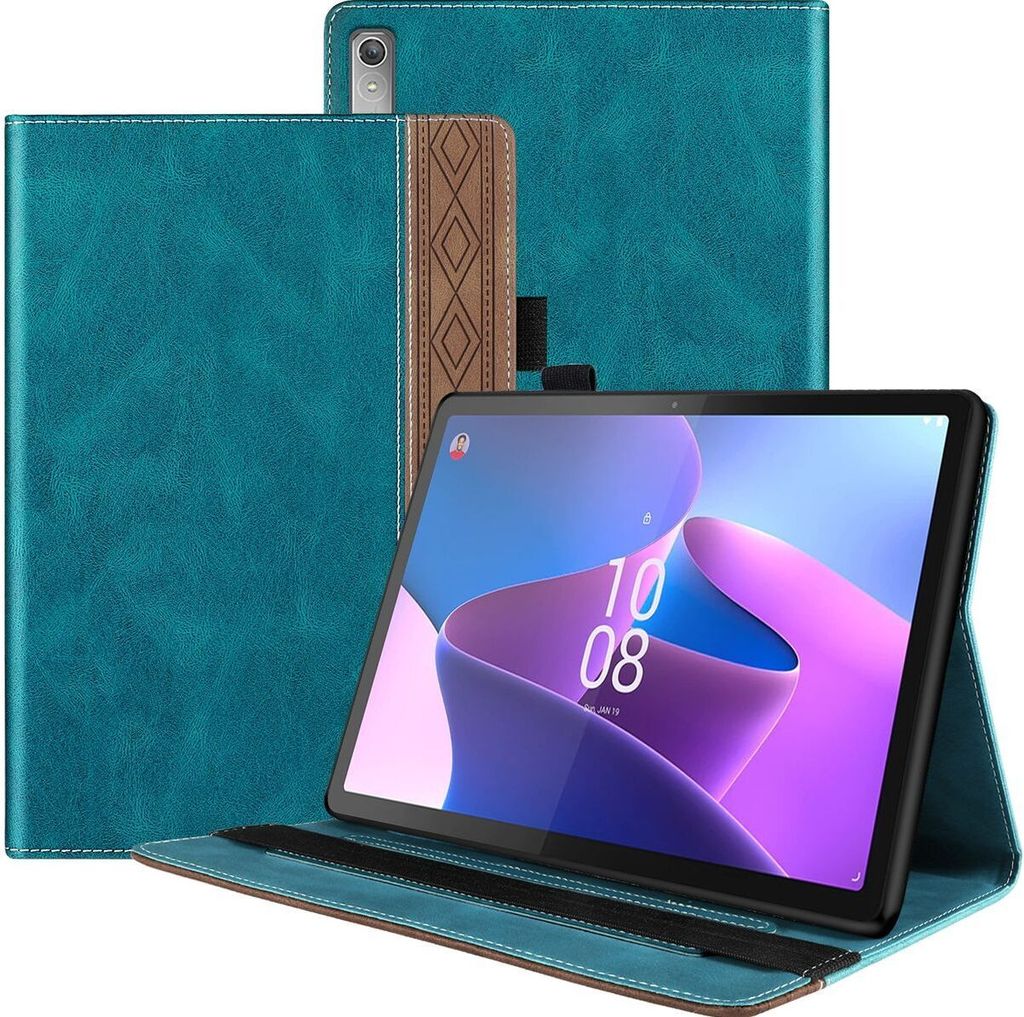 Mobigear Folio Lenovo Tab P11 Pro Gen 2 Hülle Klapphülle + Stifthalter - Grün