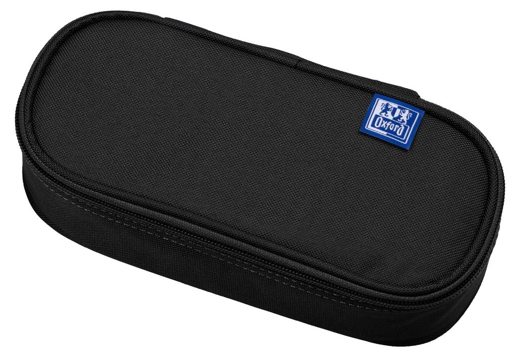 Oxford Federmäppchen oval, schwarz, 1 Stück Produktbild 