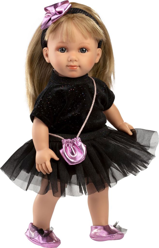 Llorens 53553 ELENA realistische Puppe mit weichem Produktbild 