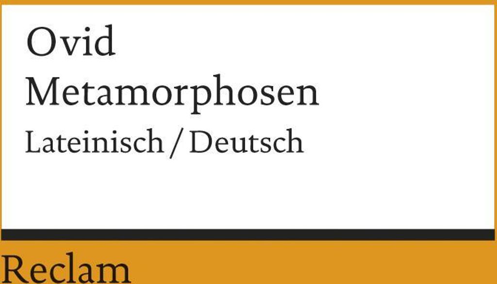 Metamorphosen. Lat./Dt.