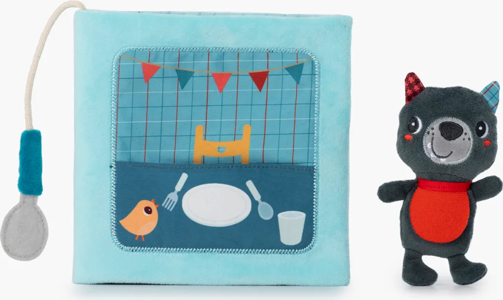 Livre interactif Enjoy Louis Lilliputiens avec miroir et bruits papier