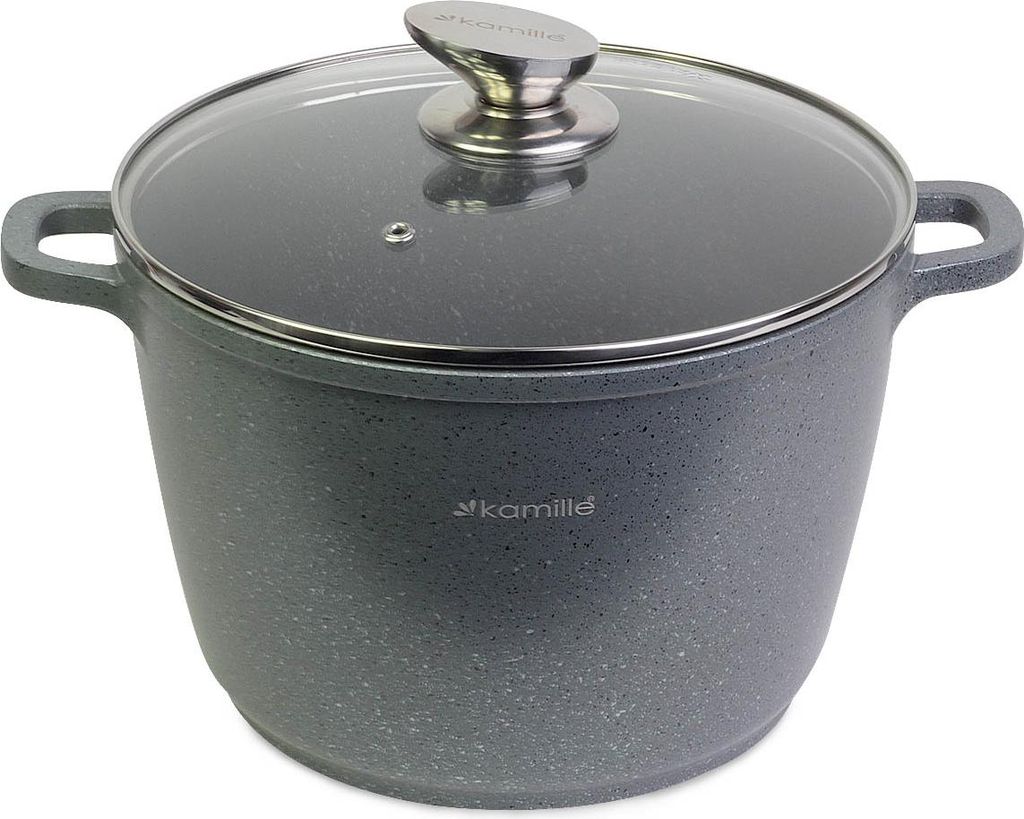 Granittopf Deckel 6,2 L Induktion Kamille