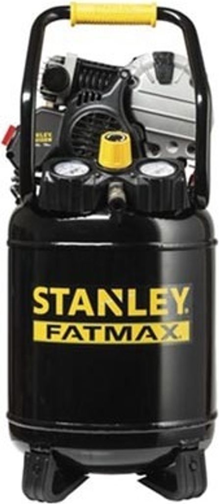 Stanley Kompressor HY 227/10/24V FMXCM – Luftkompressor 10 Bar – 24L Tankinhalt – 222 L/Min – mit Griff – Schwarz