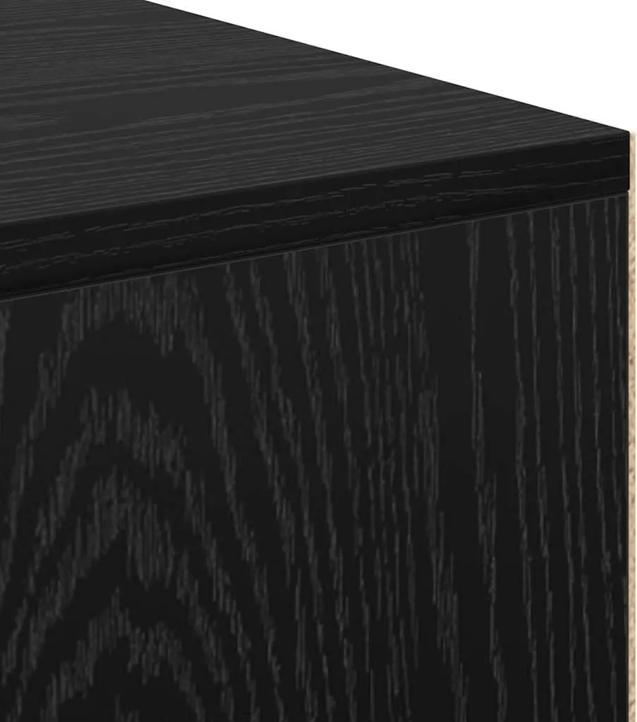 SYFAX™ Scrivania Rovere Nero 102 x 50 x 75 cm Legno multistrato - 8