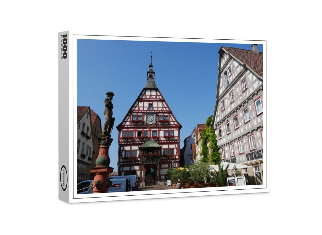 raxxa Premium-Puzzle "Besigheim Rathaus", 1000 Teile