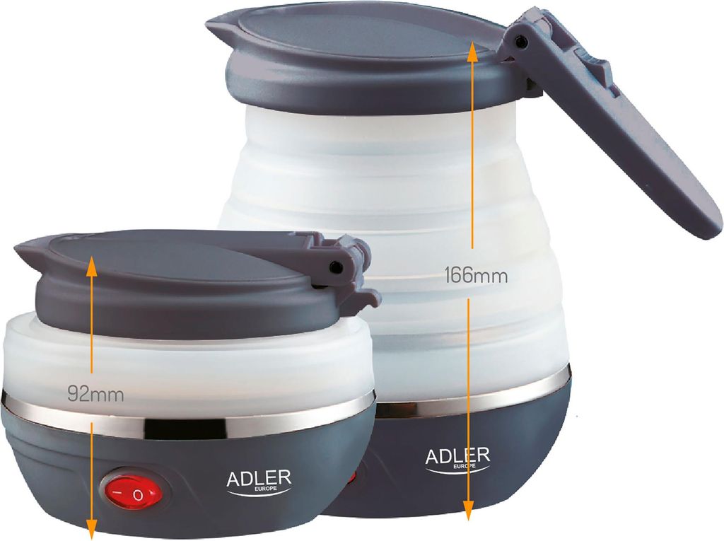 Adler AD1279 Skladacia rýchlovarná kanvica, 0,6 l, Obrázok produktu 