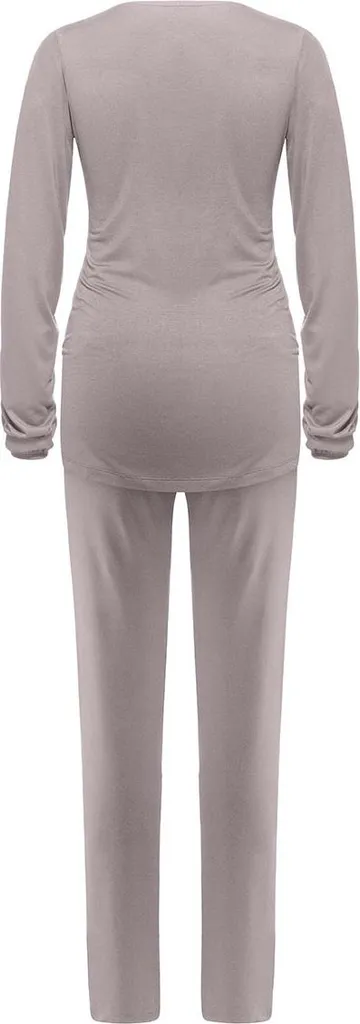 Bellybutton Pyjama de maternité Gris en coton doux - Taille S à XL