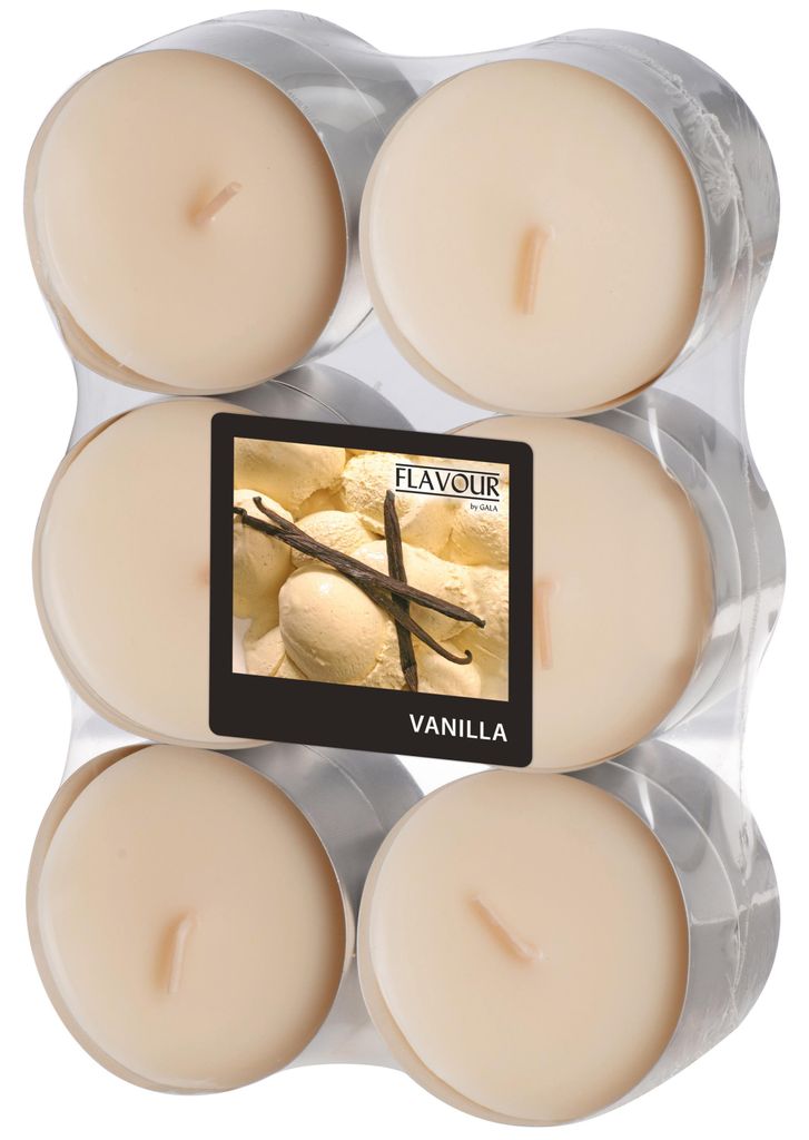 12 Gala Flavour by GALA Maxi Duftlichte Ø 58 mm, 24 mm Produktbild 
