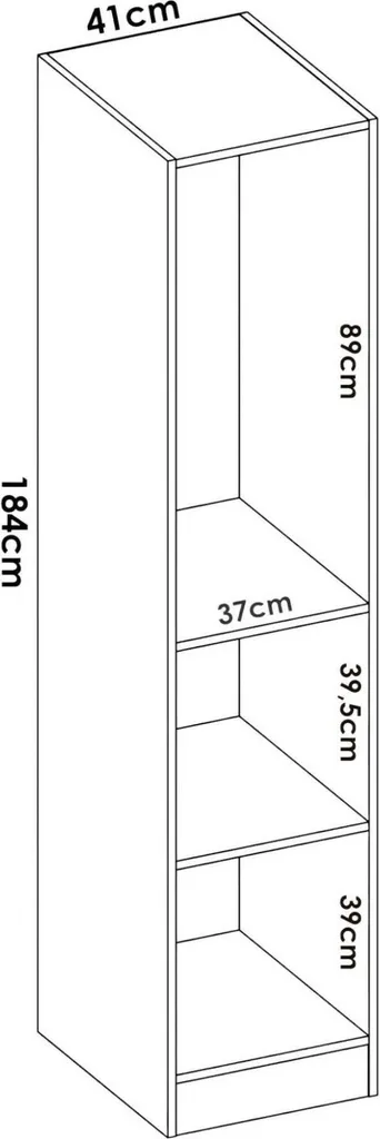 Armoire multifonction chêne brun pour un rangement vertical optimal - 3