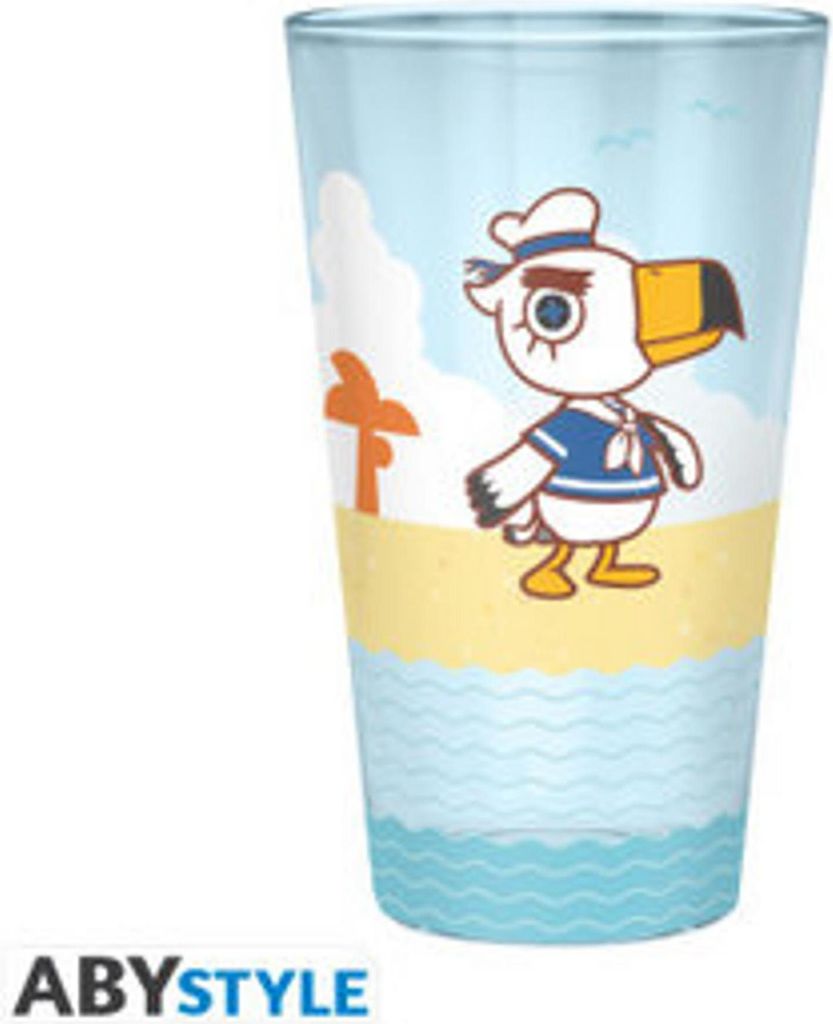 ANIMAL CROSSING - Large Glass - 400ml - "Beach Characters" Produktbild 