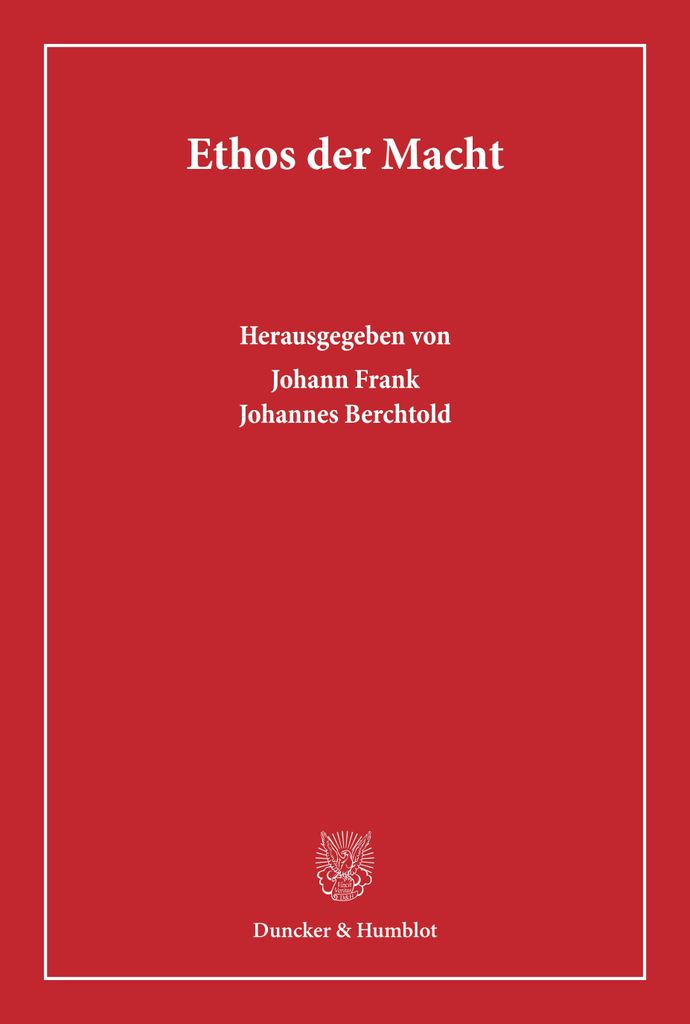 Ethos der Macht
