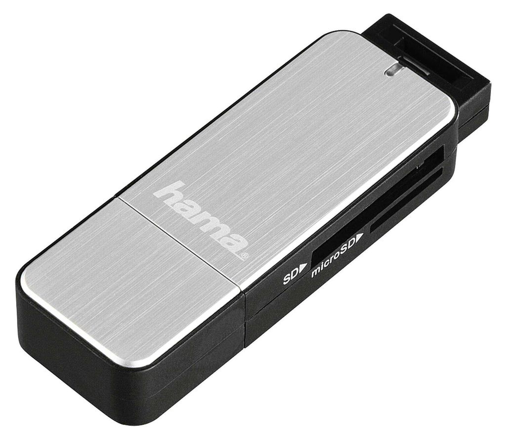 Hama - Lettore di schede (MMC, SD, microSD, SDHC, Immagine del prodotto 