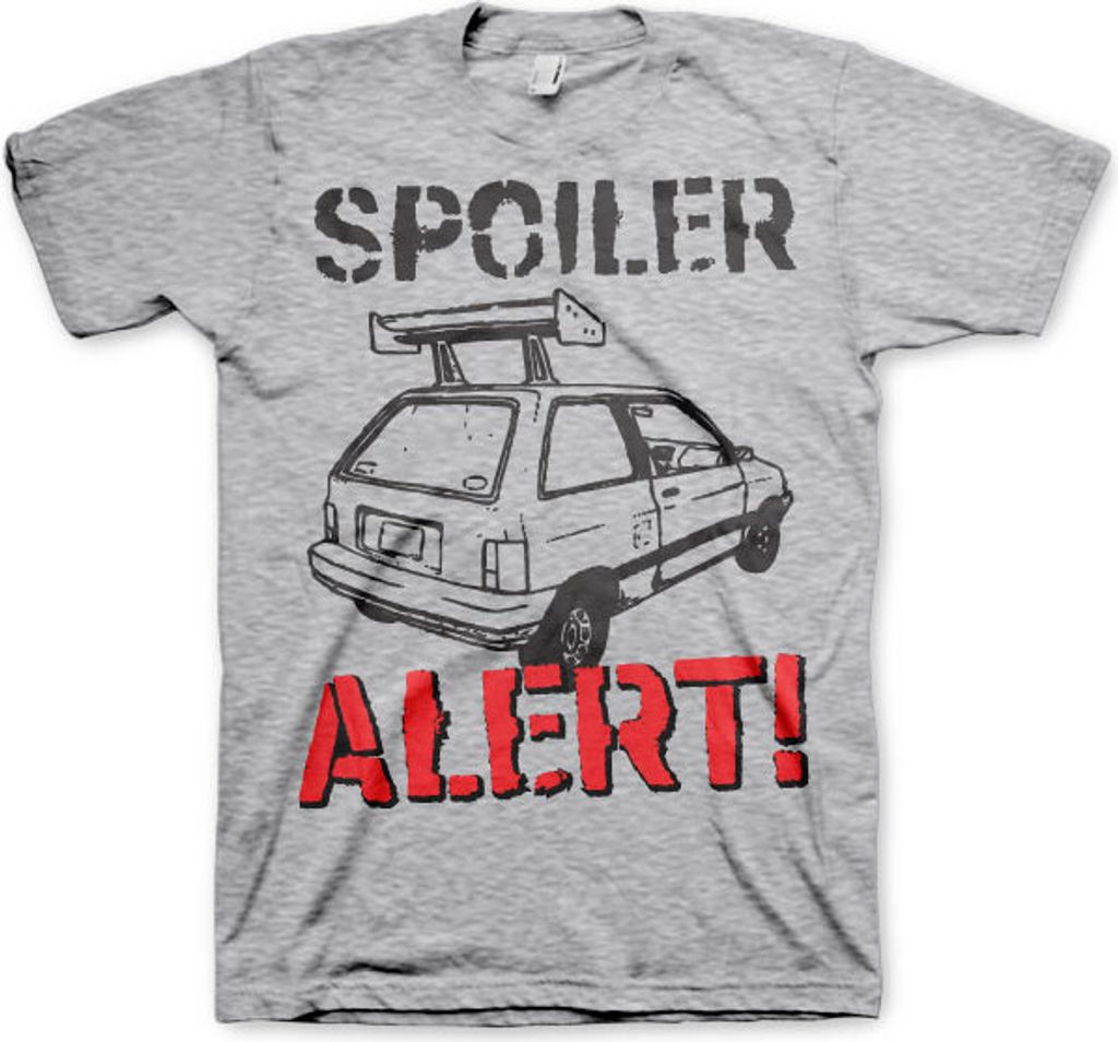 Spoiler Alert T-Shirt - Large - Heather-Grey