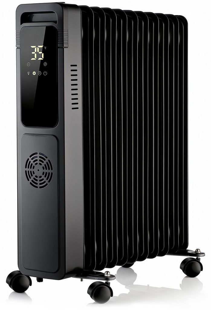 Brandson olie radiator, 2500 W, met verwarmingsventilator Productafbeelding 