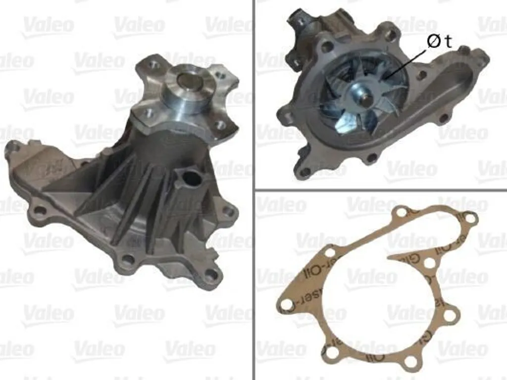 Pompe à eau pour l'entretien de Nissan Pathfinder III et Navara (D22/R51)