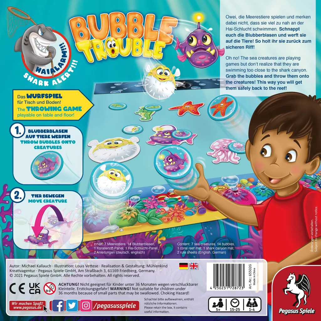 Bubble Trouble Édition Multilingue - Jeu Interactif Rapide et Ludique