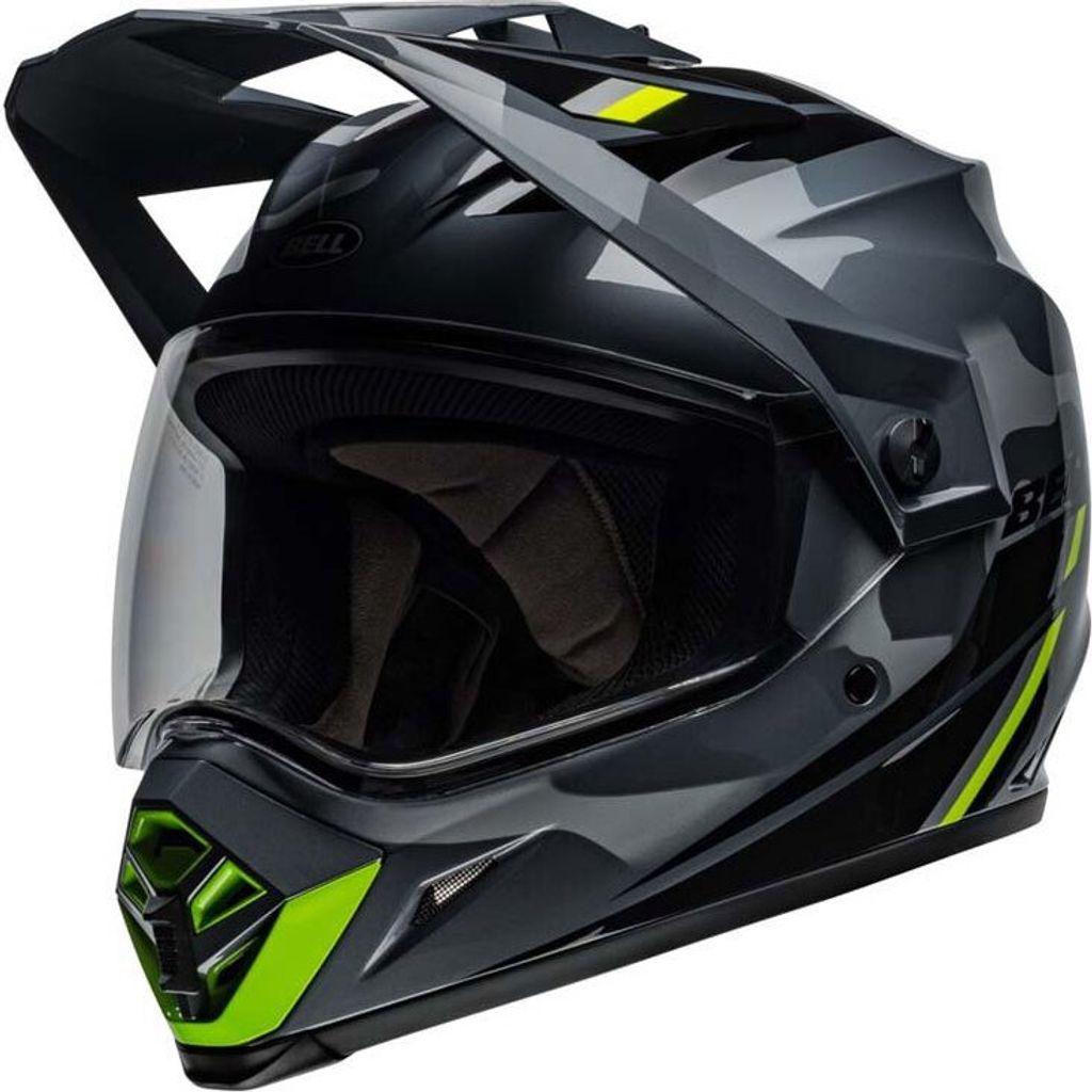 BELL MX-9 Adventure MIPS Helm - Alpine Gloss Met Gray/Camo