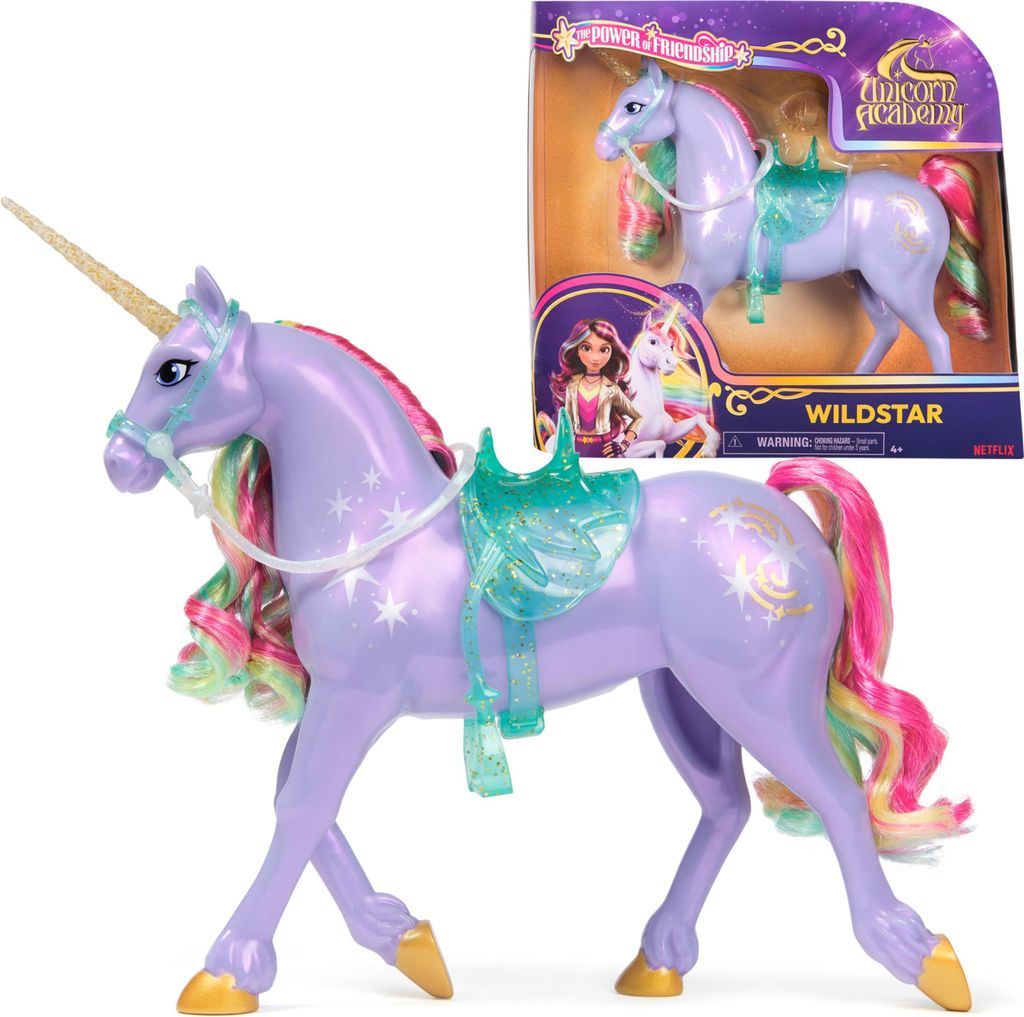 Unicorn Academy - Einhorn Wildstar (28 cm groß, mit echter Produktbild 