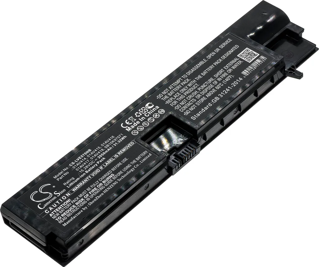 TECHTEK Batteria notebook compatibile con [Lenovo] hinkPad Edge E570, ThinkPad E570, ThinkPad E570(20H5005ECD), ThinkPad E570(20H5005PCD), ThinkPad E