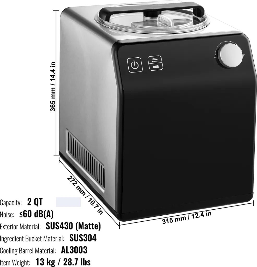 Machine à glace 4 modes avec compresseur intégré et écran digital - 7