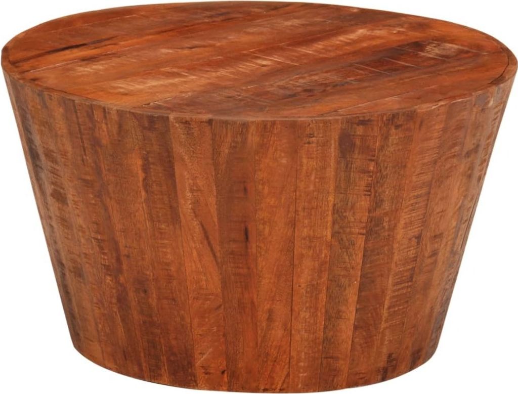 Couchtisch Ø 52x30 cm Massivholz Mango