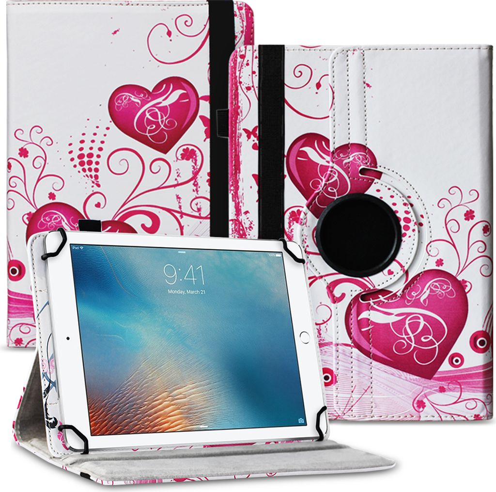 Tablet Hülle für Apple iPad Air 11 Zoll Tasche Schutzhülle Case Cover DrehbarFarbe:Motiv 6