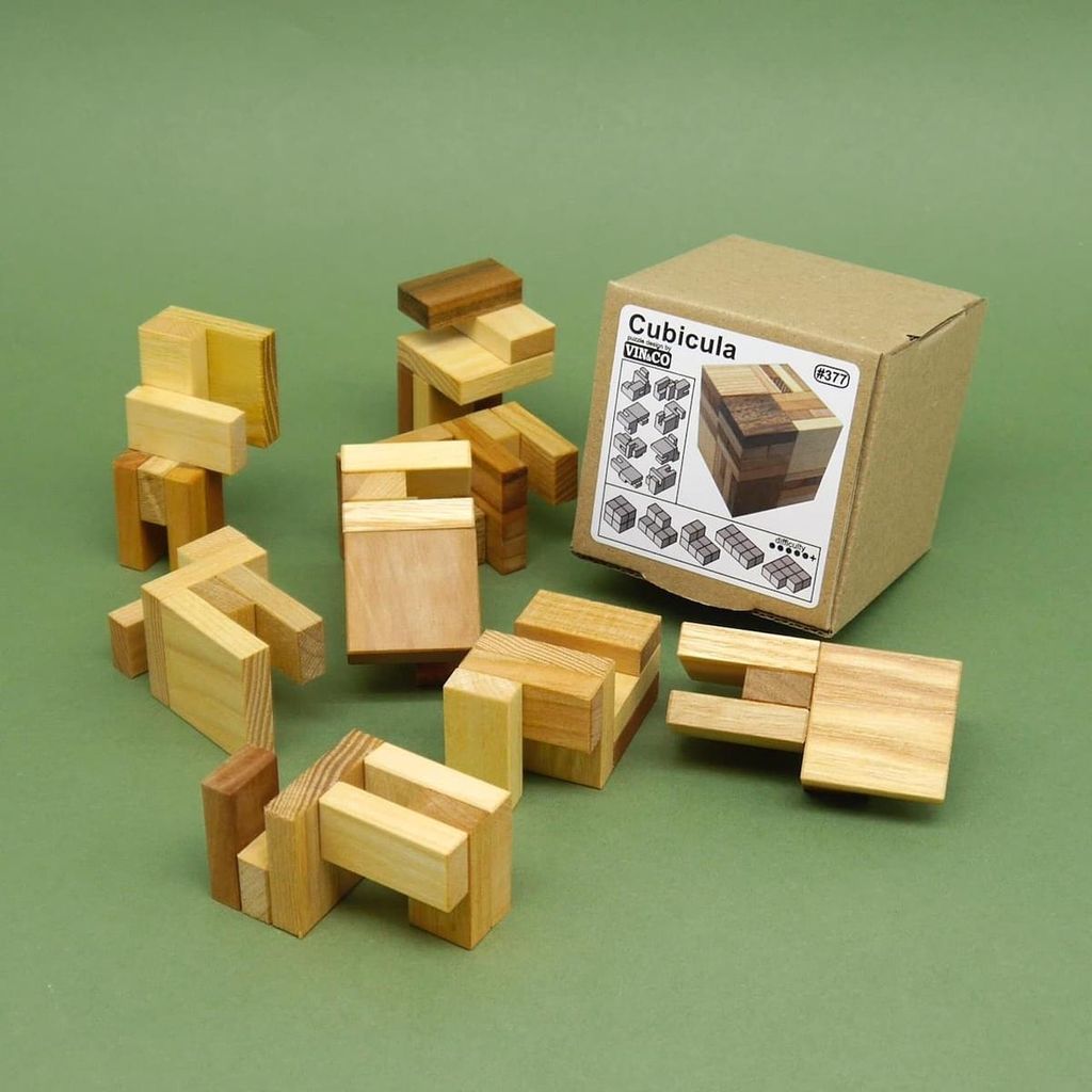 CUBICULA - tolles, schwieriges Holzpuzzle