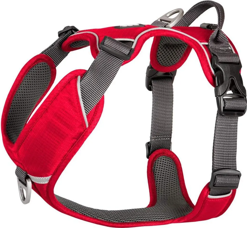 Harnais rouge Walk Pro XS pour petit chien - Nylon résistant et souple