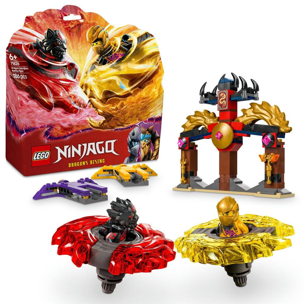 LEGO NINJAGO Pacchetto di battaglia con draghi Spinjitzu Immagine del prodotto 