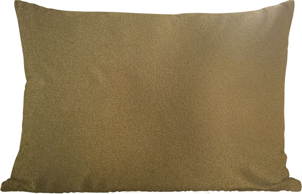 MuchoWow Outdoor Kissen - Metall - Gold - Design - Struktur - Chic - 50x30 cm - Wetterfest - Lounge Kissen - Sofa kissen - Wohnzimmer Dekoration