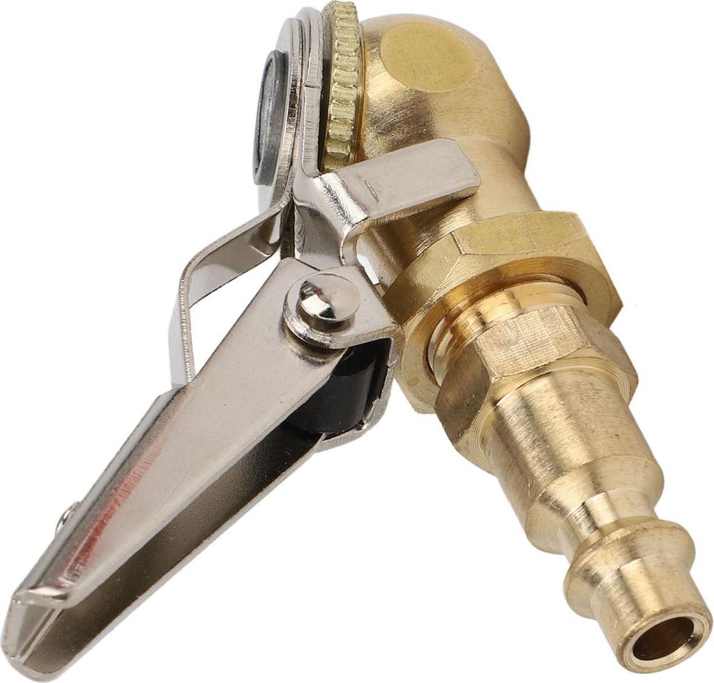 2 Sets Geschlossenes Kugelluftfutter 150PSI 1/4in FNPT Auslaufsicherer Sicherheitsclip Reifenfüller Luftfutter für Auto LKW Motorrad Fahrrad