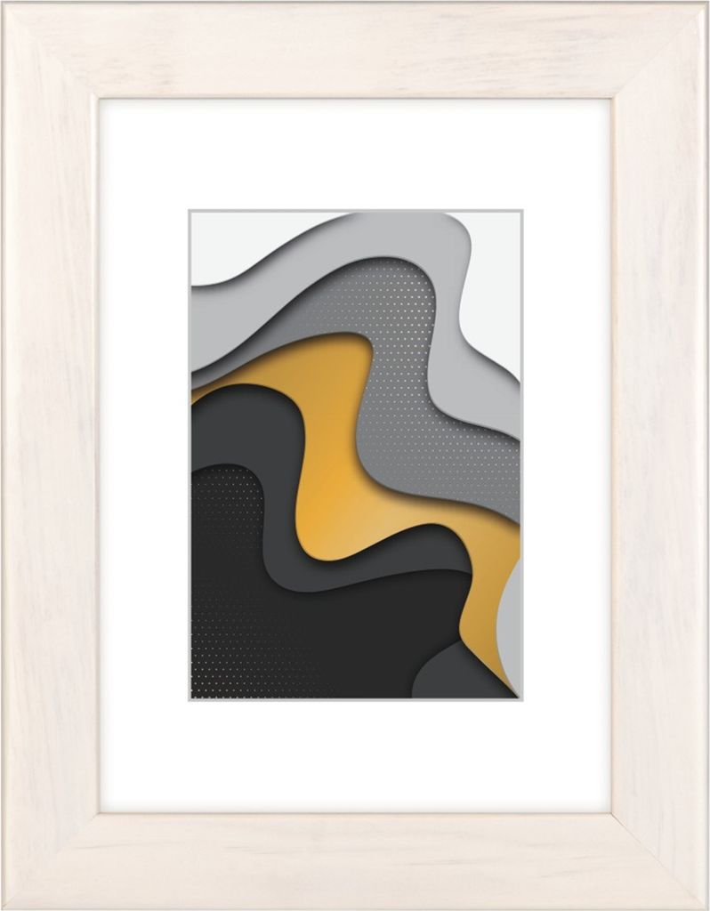 Hama Bilderrahmen Holzrahmen, Weiß, 10 x 15 cm