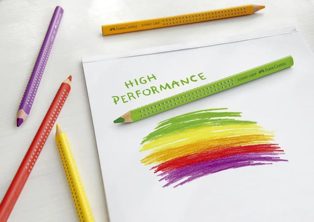 Design Ergonomico Faber-Castell Jumbo Grip 12 Pezzi | Comfort Totale - 14